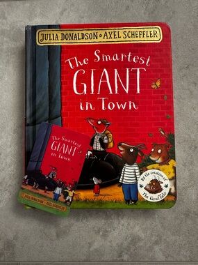 The Smartest Giant in Town Board Book - Red
